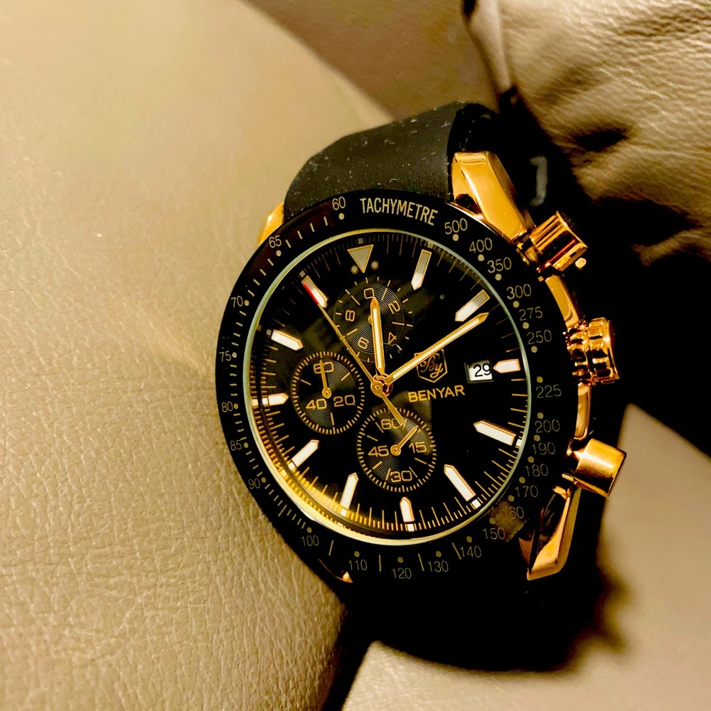 Chronograph waterproof 45mm watch